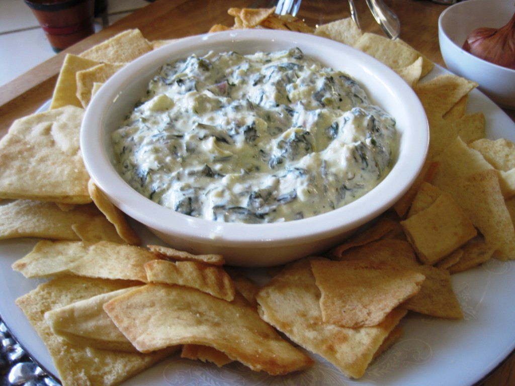 Spinach Artichoke Yogurt Dip